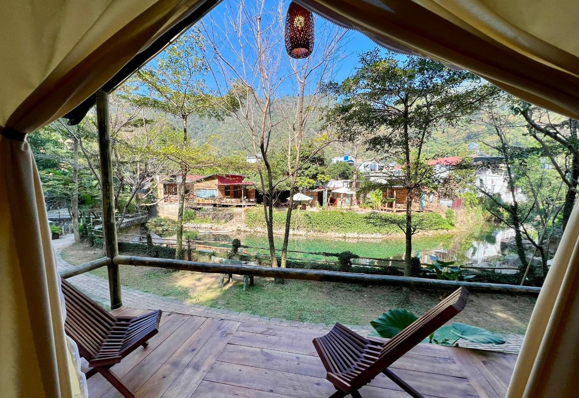 Hotel House By Lake à Moc Chau Extérieur photo